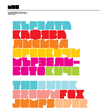modfont modfont