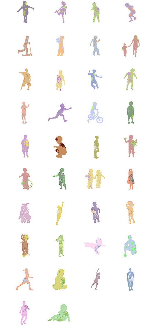 kids-stock-vector-set