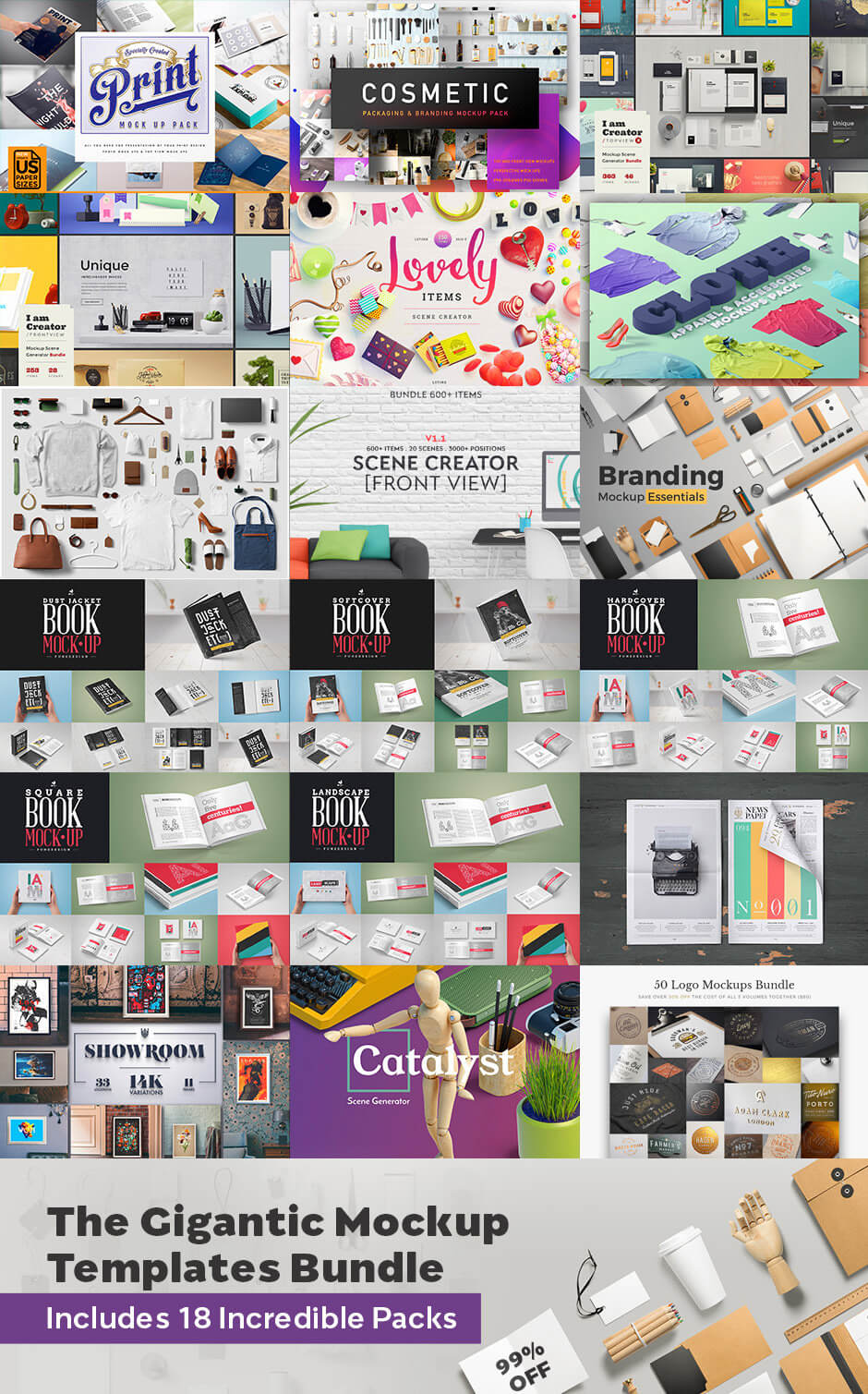 Gigantic Mockup Template Bundle