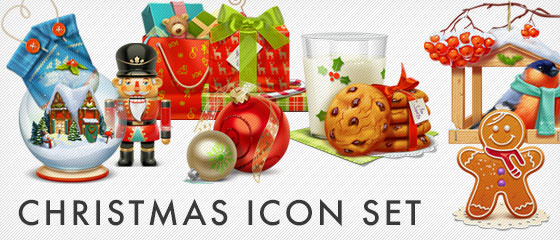 リアルに再現された クリスマス無料アイコン素材10個まとめ Photoshopvip