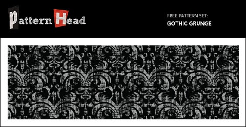 かすれた汚れがかっこいいゴシックパターン無料ダウンロード Photoshopvip