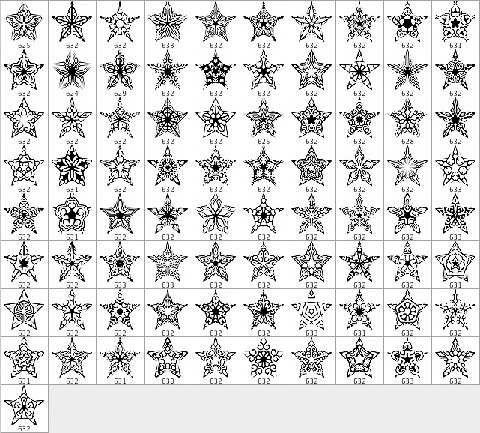 星型ブラシ決定版 Stylish Stars 無料ダウンロード Photoshopvip