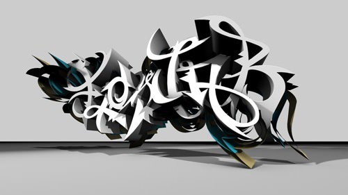 flowjob_3d_graffiti_by_urbancalligraphism