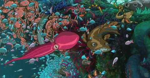 Hd美高画質でみる 崖の上のポニョ アメリカ公開予告編 Photoshopvip