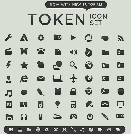 token-icons-for-minimal-style-web-designs