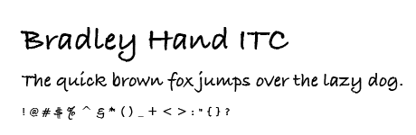 bradley-hand-itc