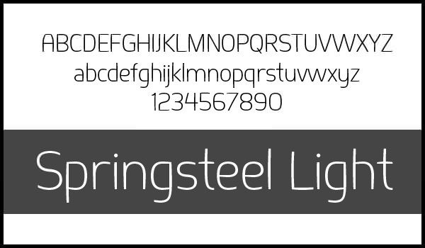 Springsteel Light