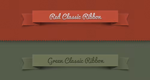 002-classic-ribbon-vintage-leather-psd
