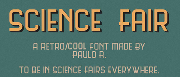 Science-Fair-Font