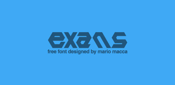 exans-free-font