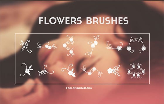 brushes-flowers