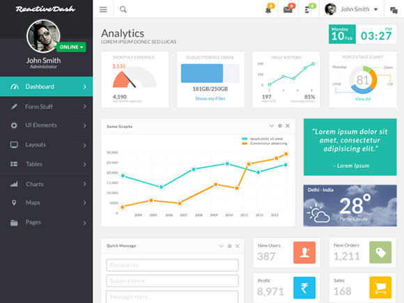 reactivedash-free-psd-admin-template
