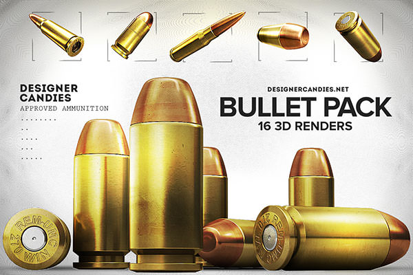 free-bullet-renders-pack