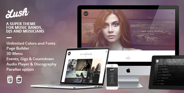 Lush - Music Band & Musican WOrdPress Theme 