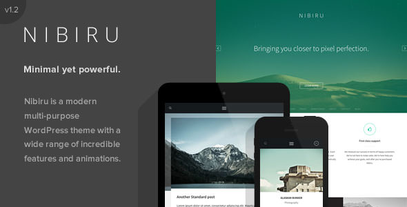 Nibiru - Multi-Purpose Responsive WordPress Theme - ThemeForest