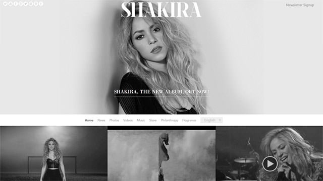 shakira-ofiicial-website