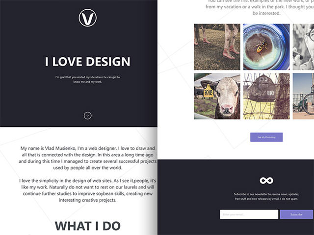 Lithium-free-onepage-template