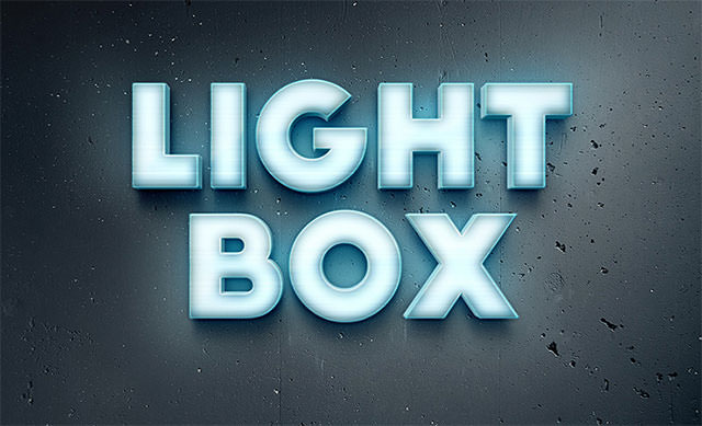 lightbox-text-effect