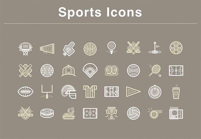 sports-icons-brown