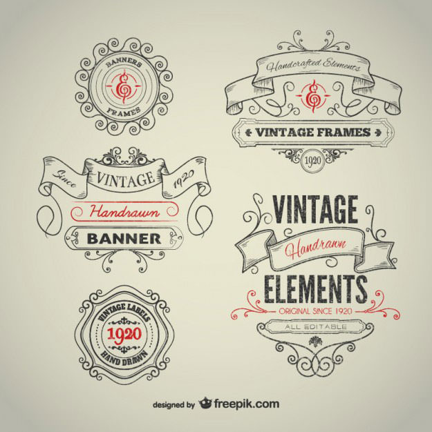 vintage-hand-drawn-elements