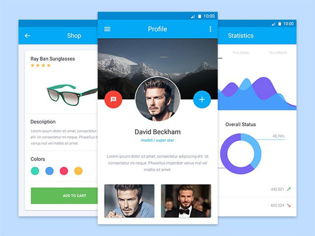 Material-Design-mobile-UI-kit