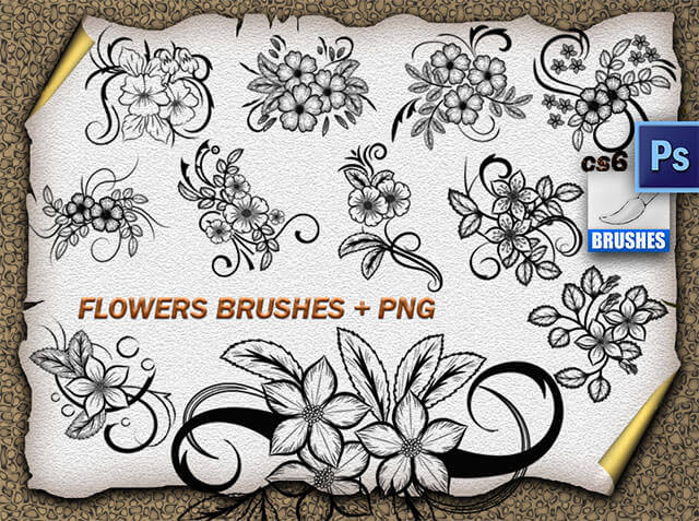 flower-brushes