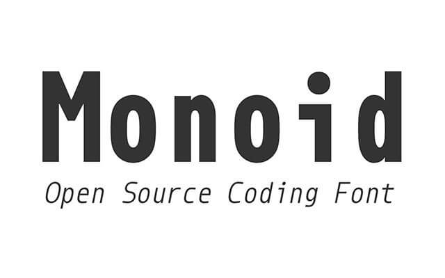 monoid-free-font