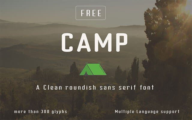 camp-typeface
