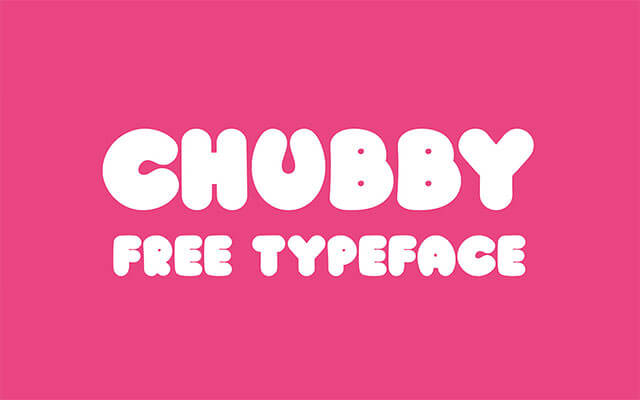 chubby-typeface