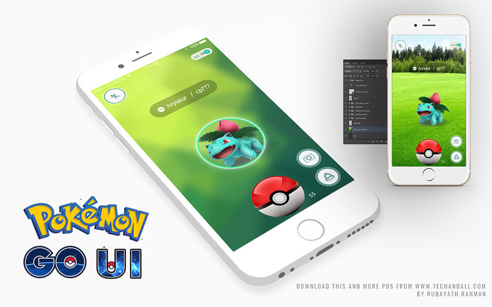 pokemon-go-UI-kit-v2