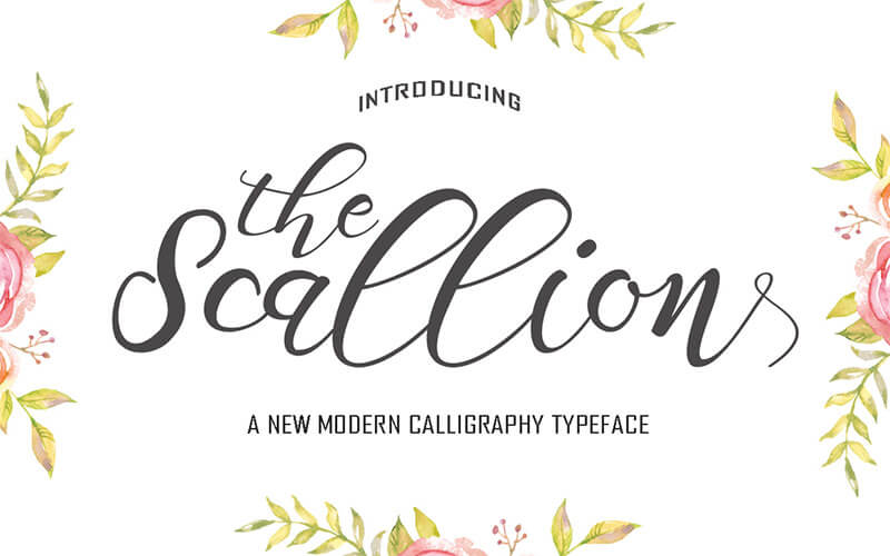 scallions-typeface