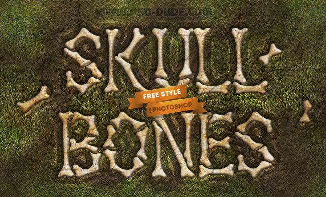 skull-bones-text-effect-photoshop-free