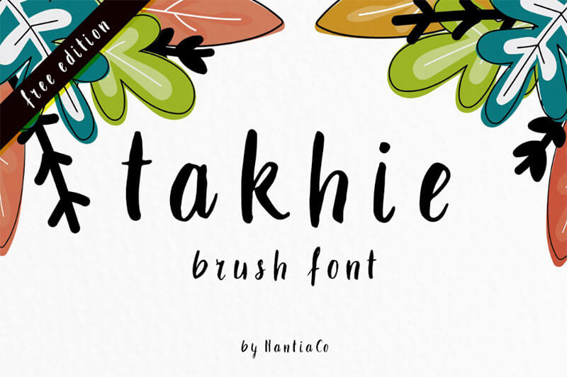 takhie-brush-font