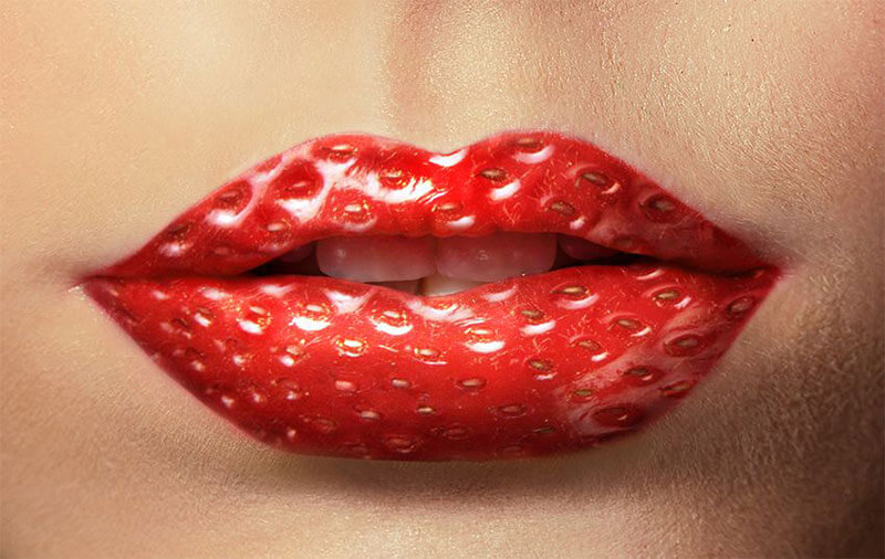 How to Create a Strawberry Lips Effect for Beginners in Adob e Photoshop