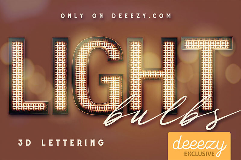 lightbulbs3dletteringdeeezy1