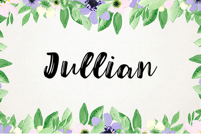 julian-script-typeface