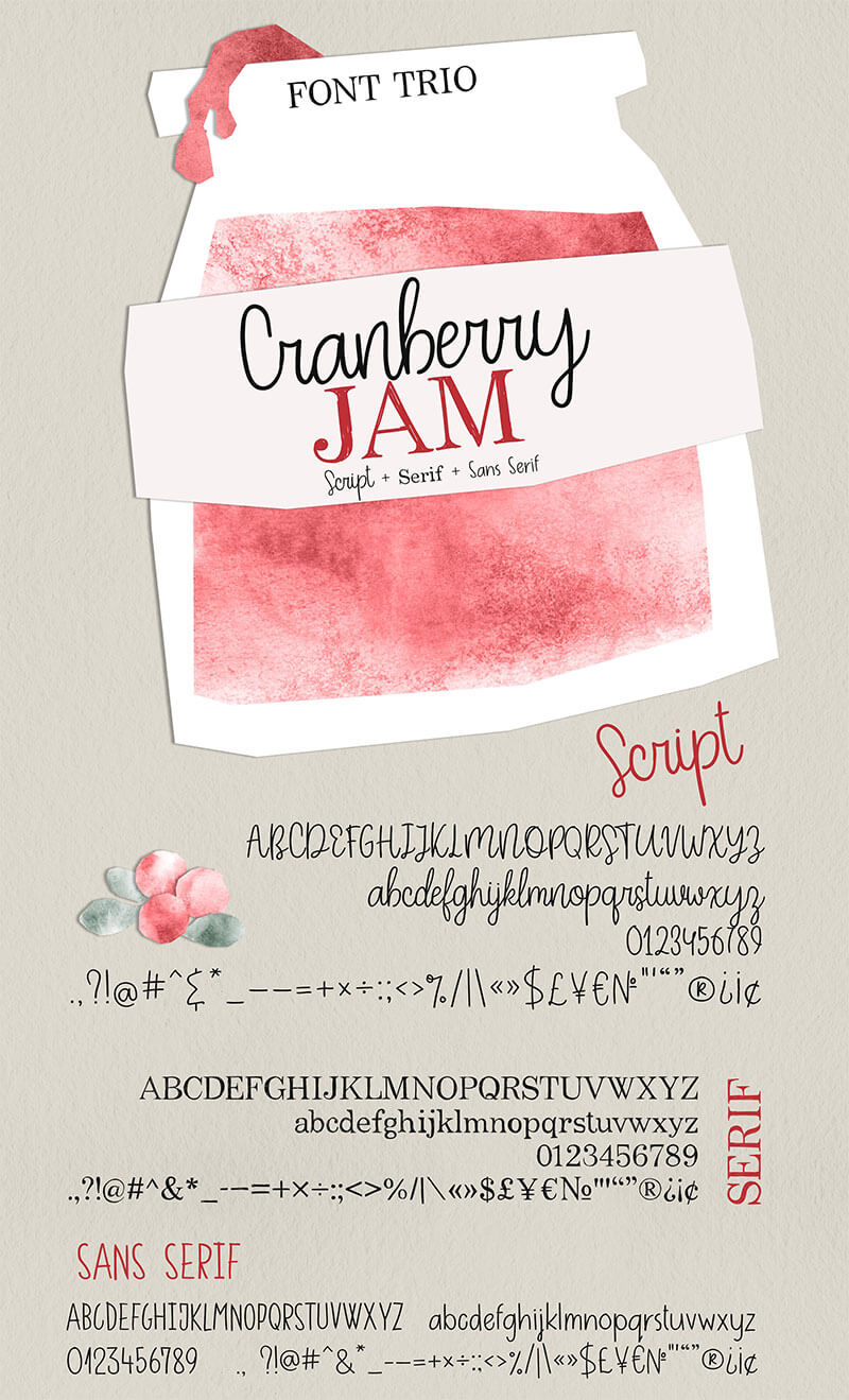 cranberry-jam-font