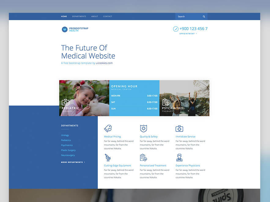 health-free-medical-website-template