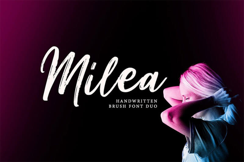 milea-handwritten-brush-font