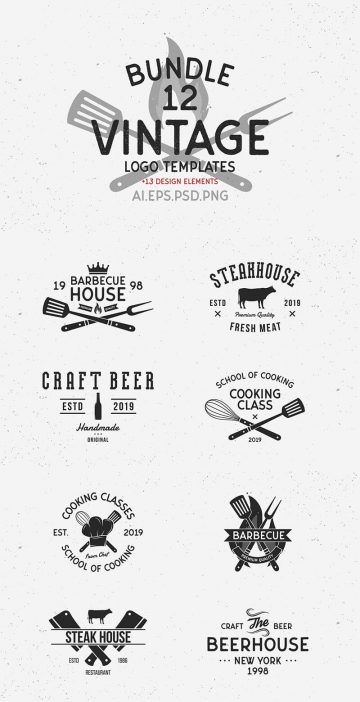 free vintage logo templates for photoshop elements free vintage logo templates for photoshop elements