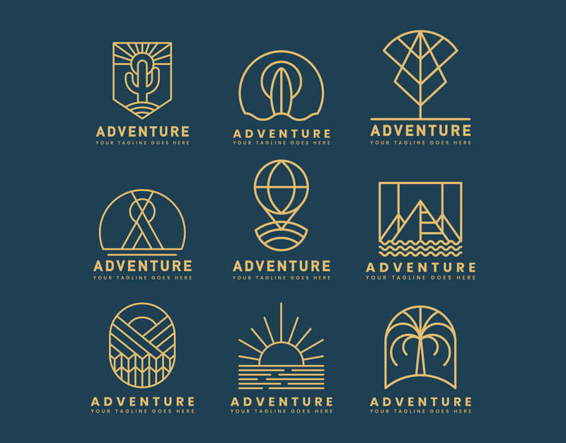 set-adventure-logo-vector_53876-61519