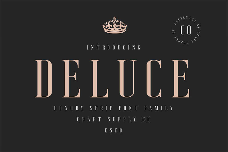 deluce-serif-font