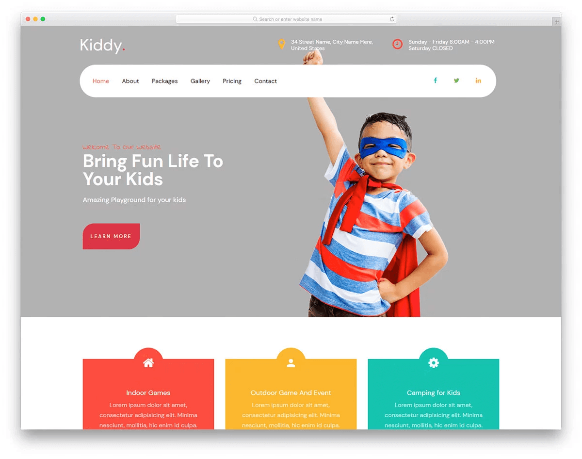 kiddy-free-template