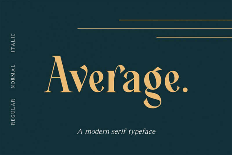 average-serif-font