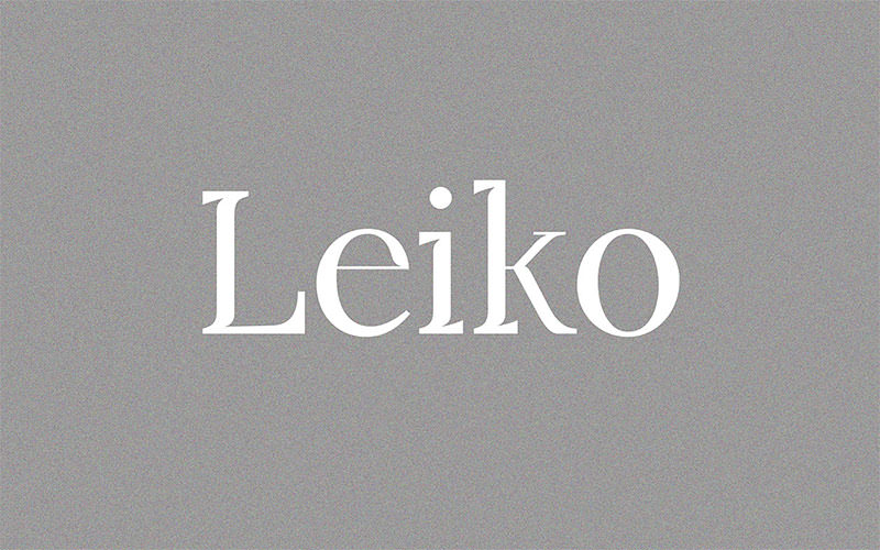 leiko-display-font