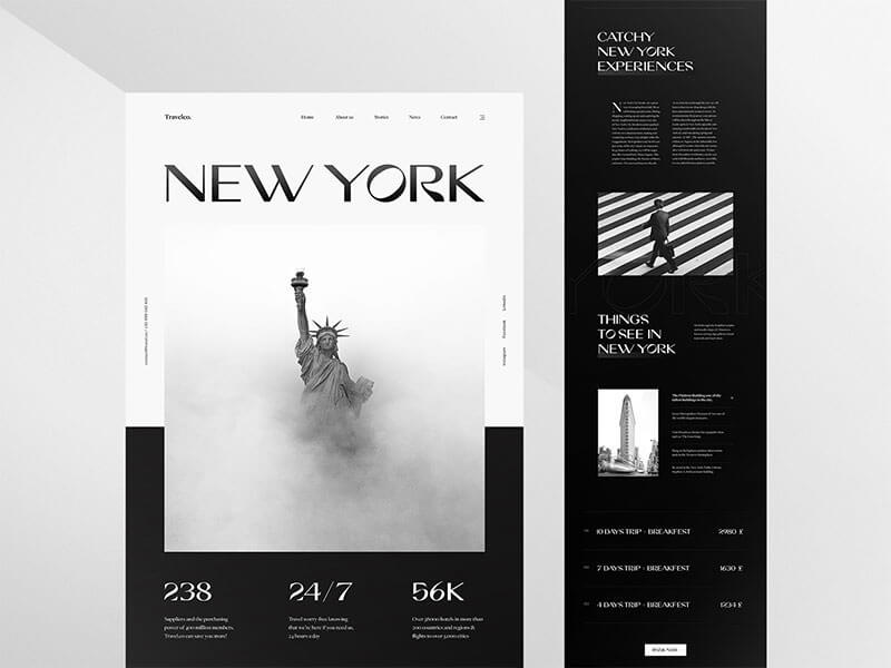 monocrome-web-design