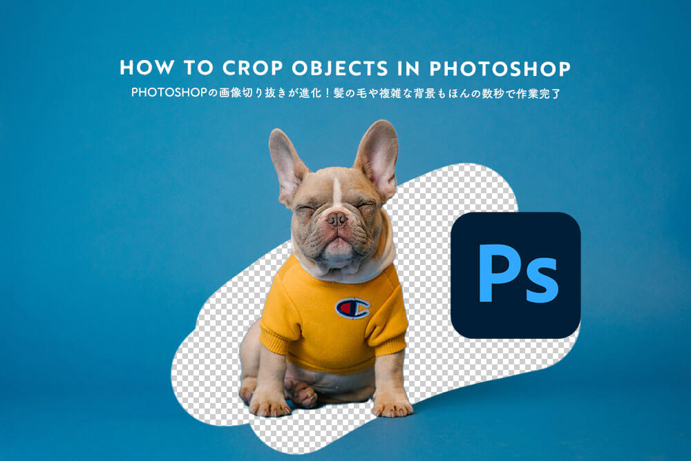 Photoshopの画像切り抜きが進化！髪の毛や複雑な背景もほんの数秒で 