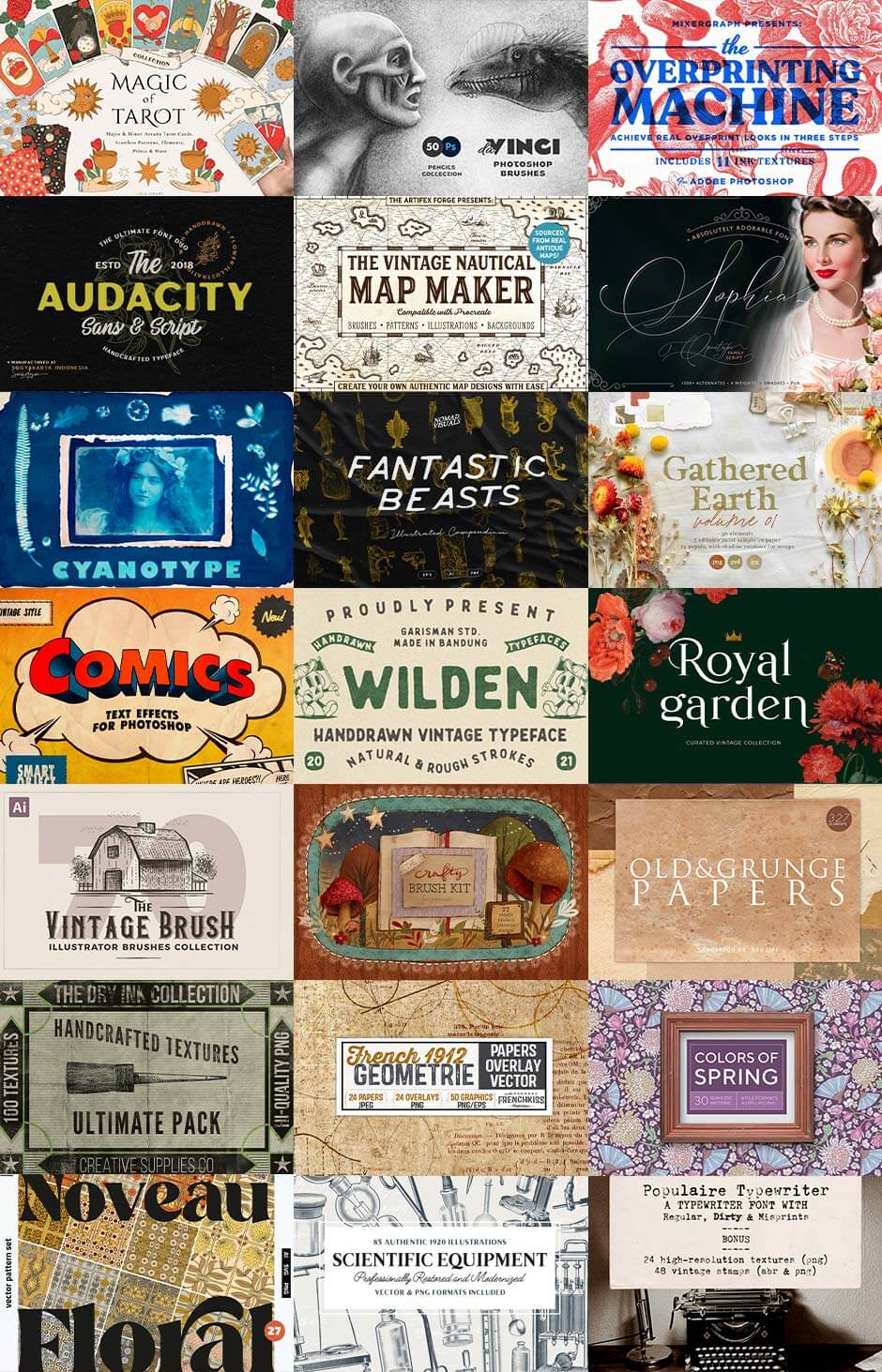 the-vintage-lovers-creative-arsenal-grid