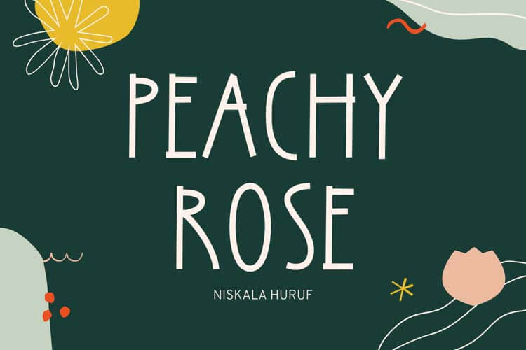 peachy-rose-fontの画像