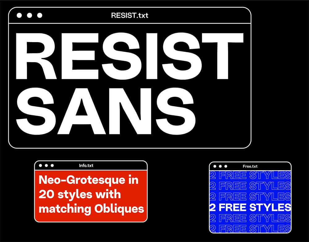 resist-sans